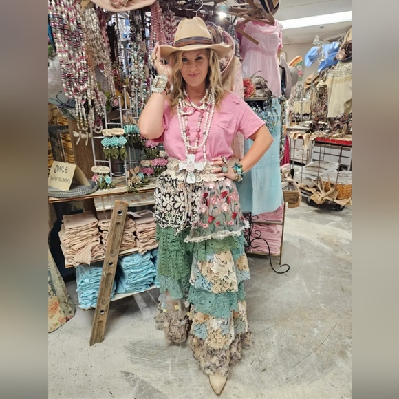 Cottagecore Tea Party Pants - Picture 2 of 4